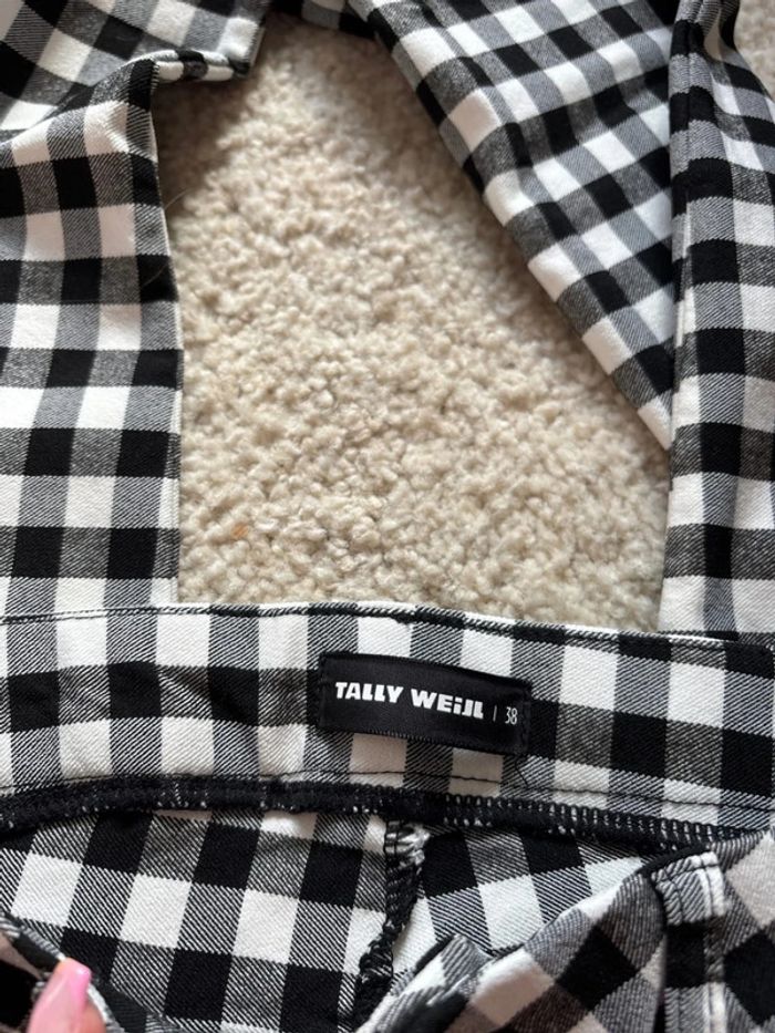 Pantalon à carreau noir et blanc taille 38/M neuf - photo numéro 4