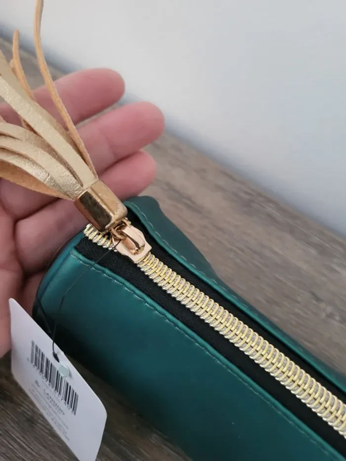 Trousse à stylos simili cuir - photo numéro 3