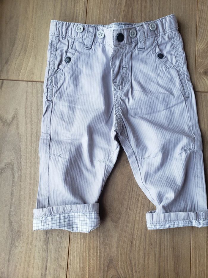 Lot pantalons fins et salopettes 06 mois - photo numéro 4