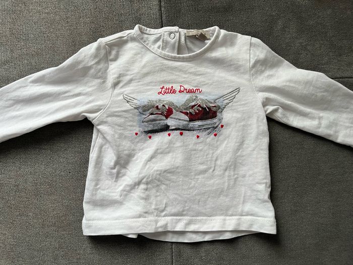 T-shirt manches longues 3 mois