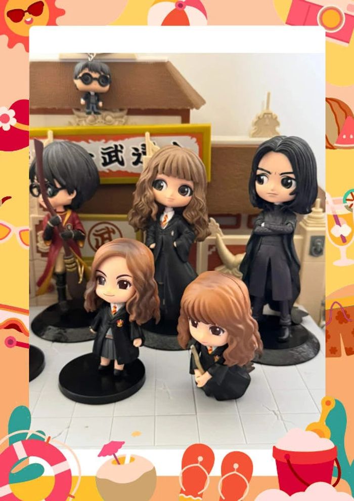 Lot 8 Figurines Harry Potter poudlard hogwarts - photo numéro 5