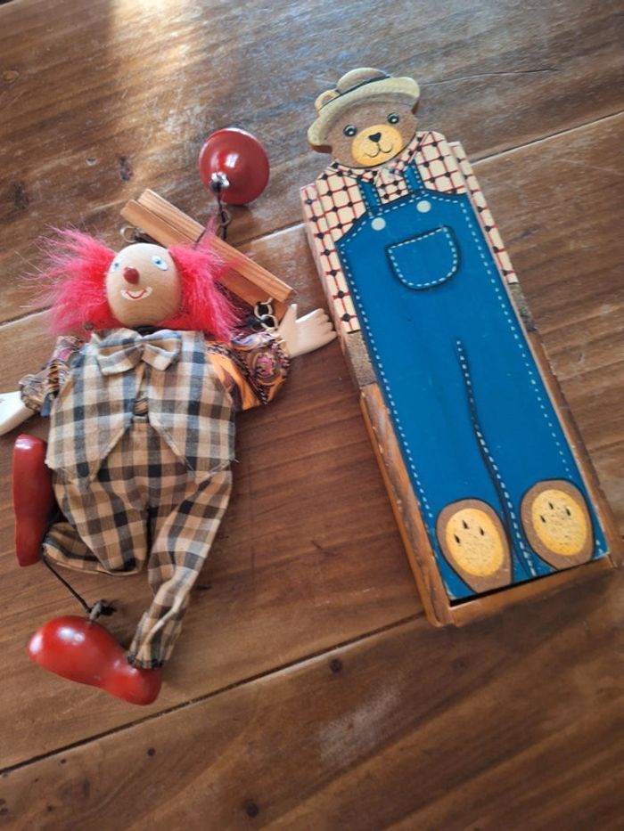 Plumier en bois vintage - photo numéro 4