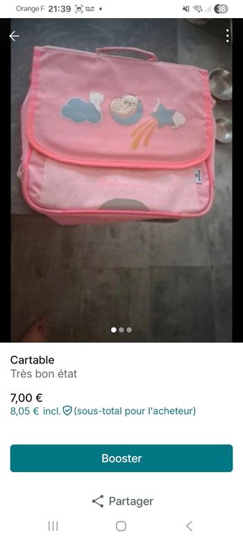 Cartable fille