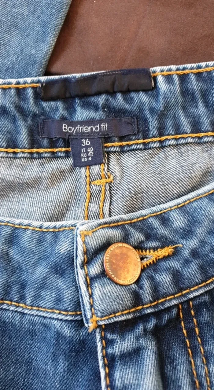 Jean Boyfriend 36 Kiabi Neuf - photo numéro 4