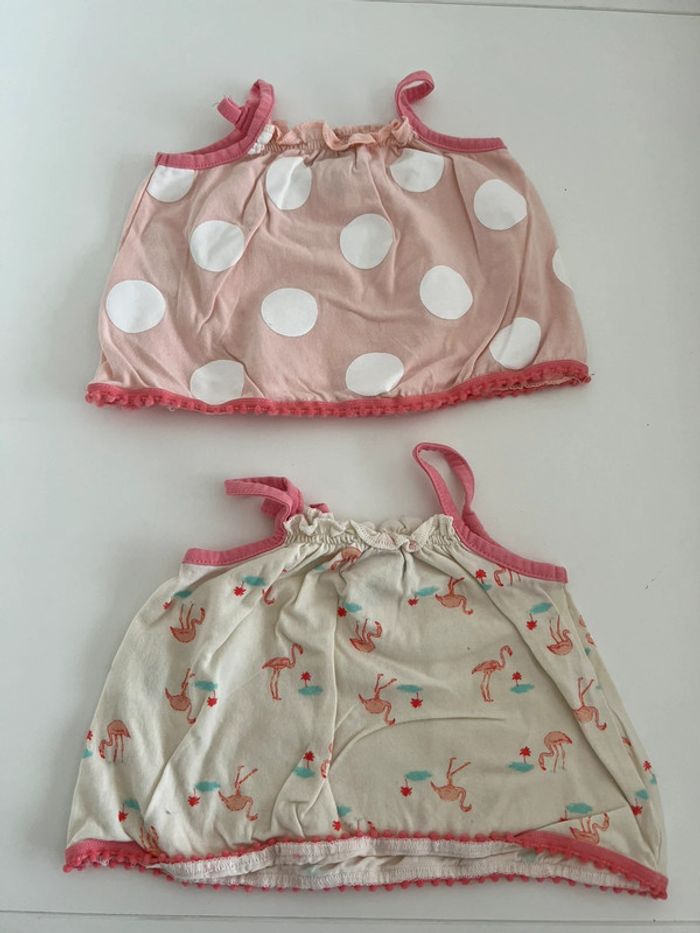 Lot de 2 hauts La Redoute taille 3M /60cm