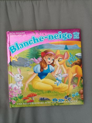Joli livre pop UP Blanche Neige