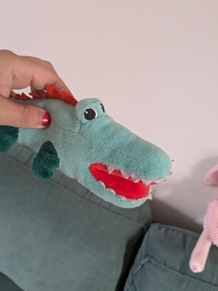 Crocodile bout’chou 23 cm vert mignon - photo numéro 2