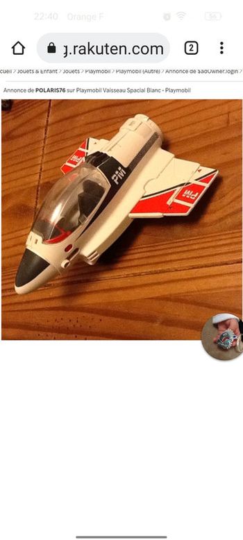 Playmobil petit vaisseau navette