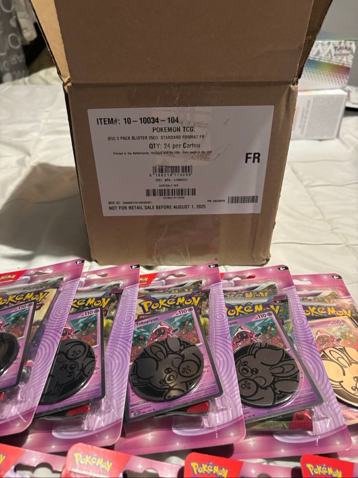 10 duopack Tokopiyon origine perdue / évolution à paldéa (eb11/ev02) Pokémon - photo numéro 2