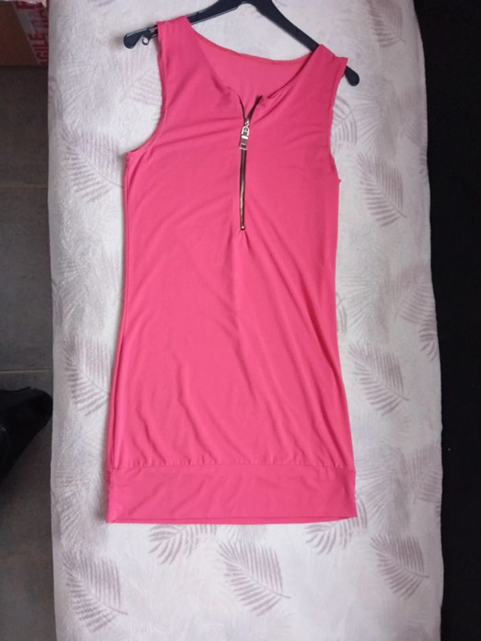 Robe Tunique Eté Fushia S/36 - photo numéro 2