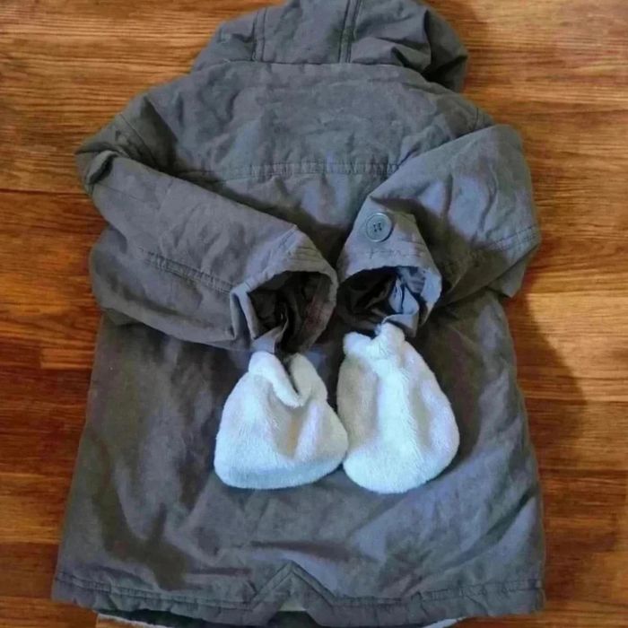 Parka kaki 2 façons de le mettre 🌹3 ans🌹 vertbaudet - photo numéro 4