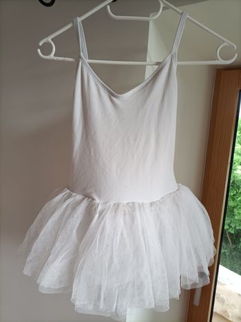 Justaucorps tutu danse blanc Degas fille 12 ans très bon état 