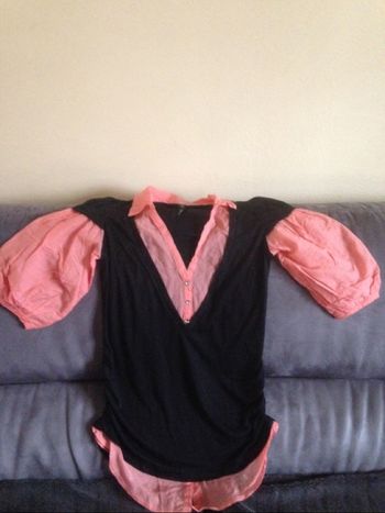 Chemise légère manches bouffantes TM Psssy neuve