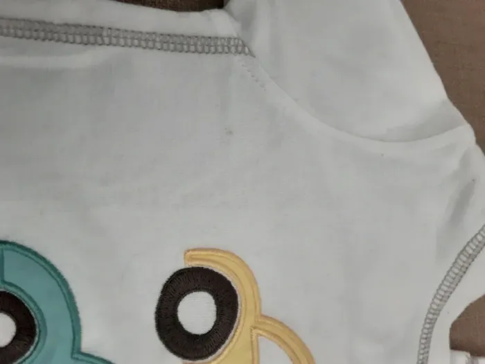 Ensemble 3 pièces couleur marron - Taille 12 mois - photo numéro 4