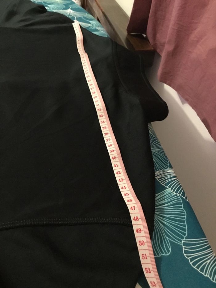 Haut 1/4zip manches longues prêt du corps pour homme Adidas noir taille M 145 - photo numéro 8