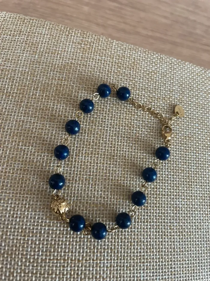 Bracelete pierres naturelles et filigrane