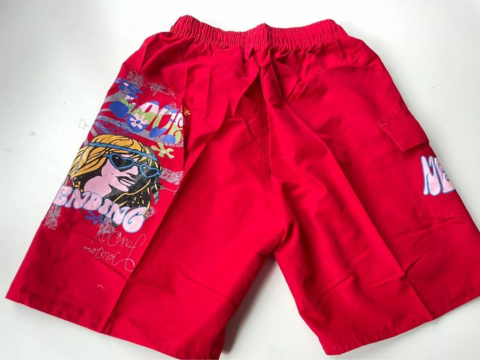 Short de bain rouge taille 12 ans survive sport - photo numéro 2