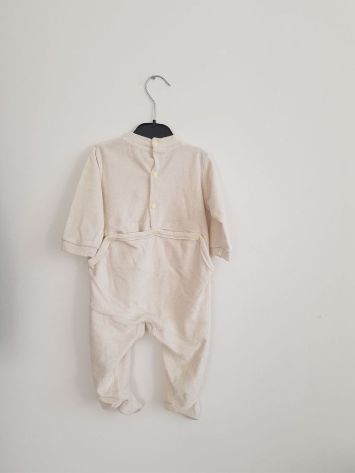 Pyjama en velours taille 6mois - photo numéro 4