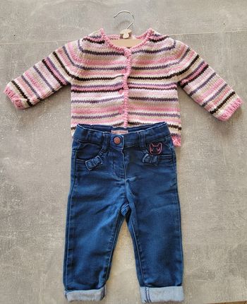 Look bébé fille - Ensemble mi - saison - 6 mois