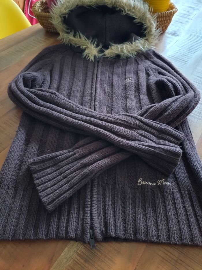 Gilet à capuche femme Banana Moon 