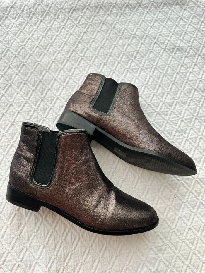 Belle paire de bottines mellow yellow t38 - photo numéro 3
