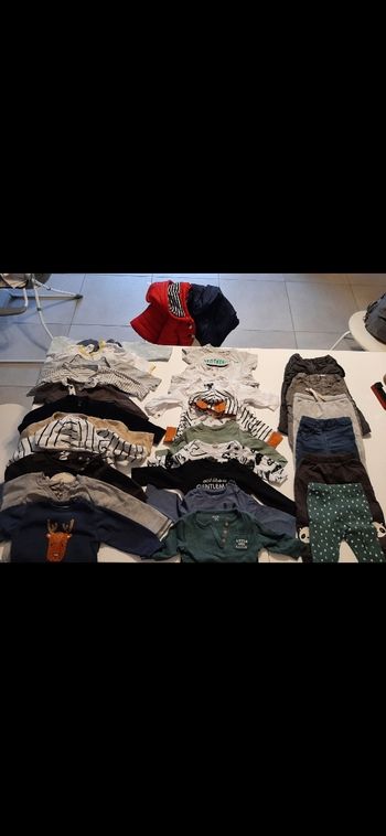 Lot vêtements garçon  - 12 mois