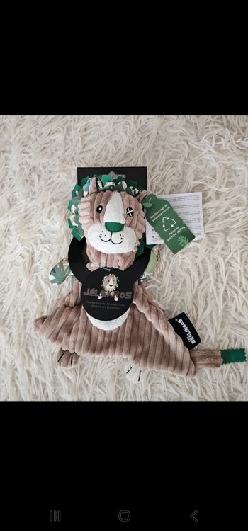 Doudou baby Jélékros le lion 🦁 Les Déglingos Neuf