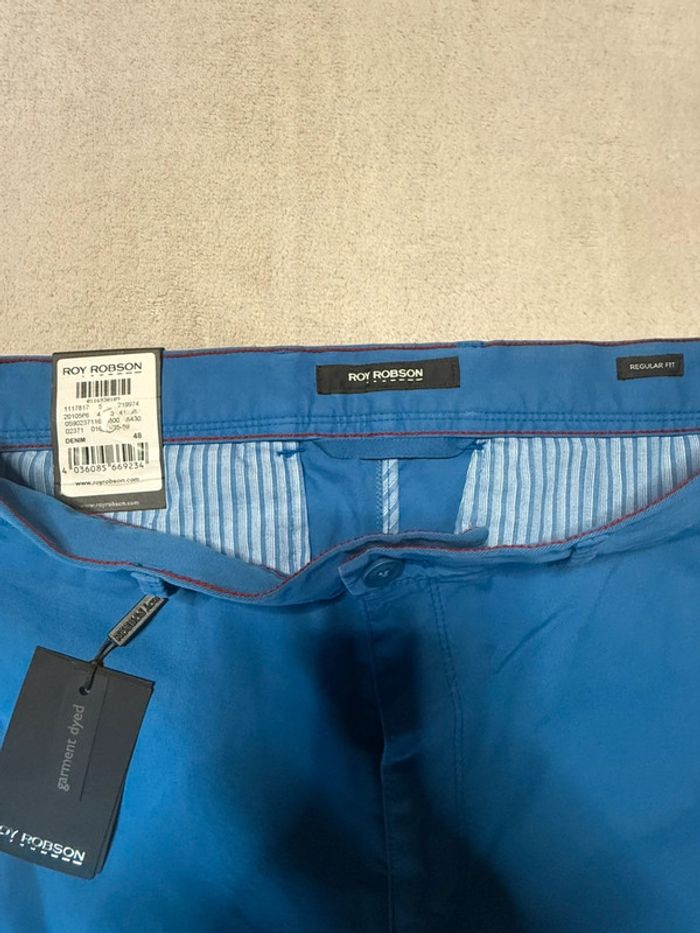 Roy Robson - Short « Denim » Bleu roi, taille 48 - photo numéro 2