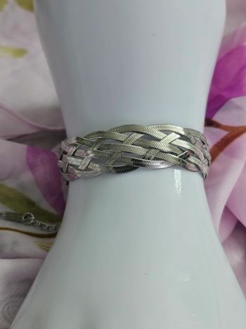 Bracelet tressé en acier inoxydable