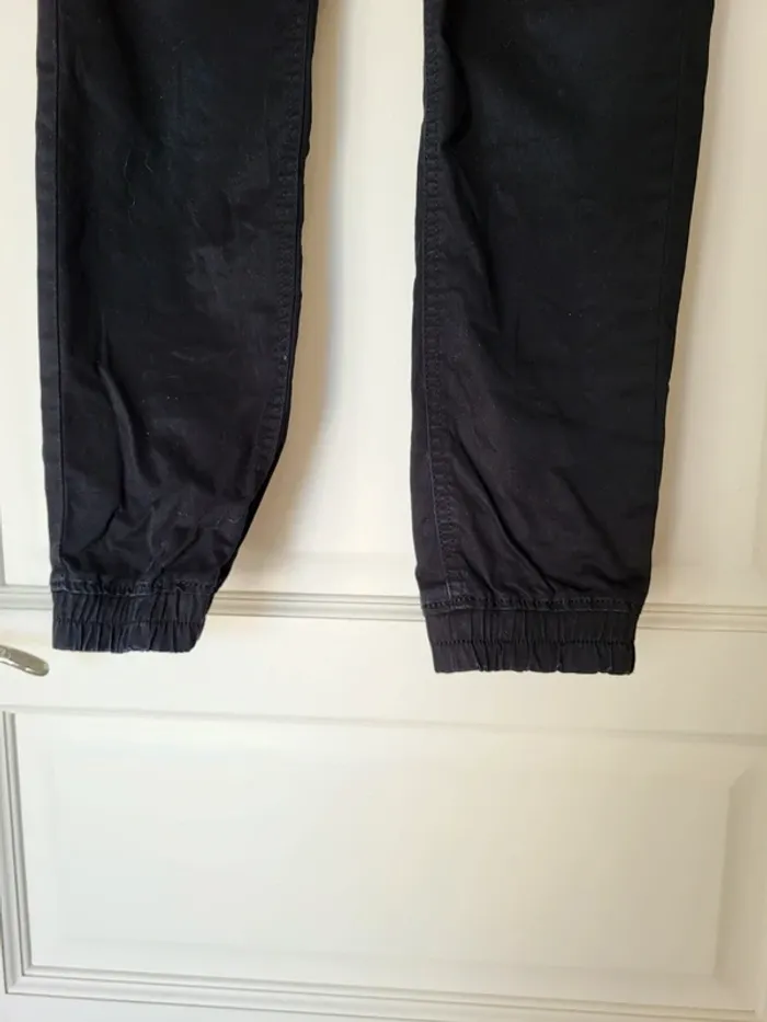 Pantalon en toile noire Kiabi - photo numéro 3