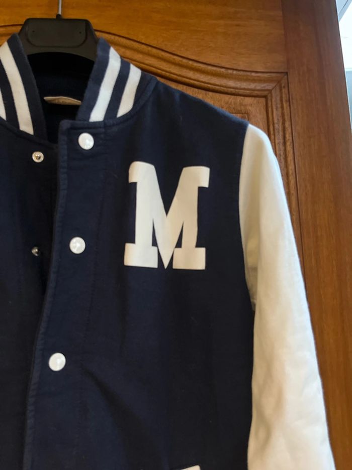 Veste fdm bleu marine et blanche taille XS - photo numéro 2