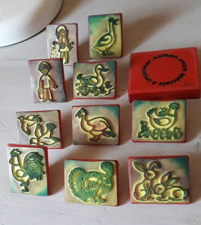 Timbres à imprimer vintage