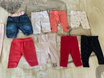 Lot 8 leggings/pantalon taille 3mois 