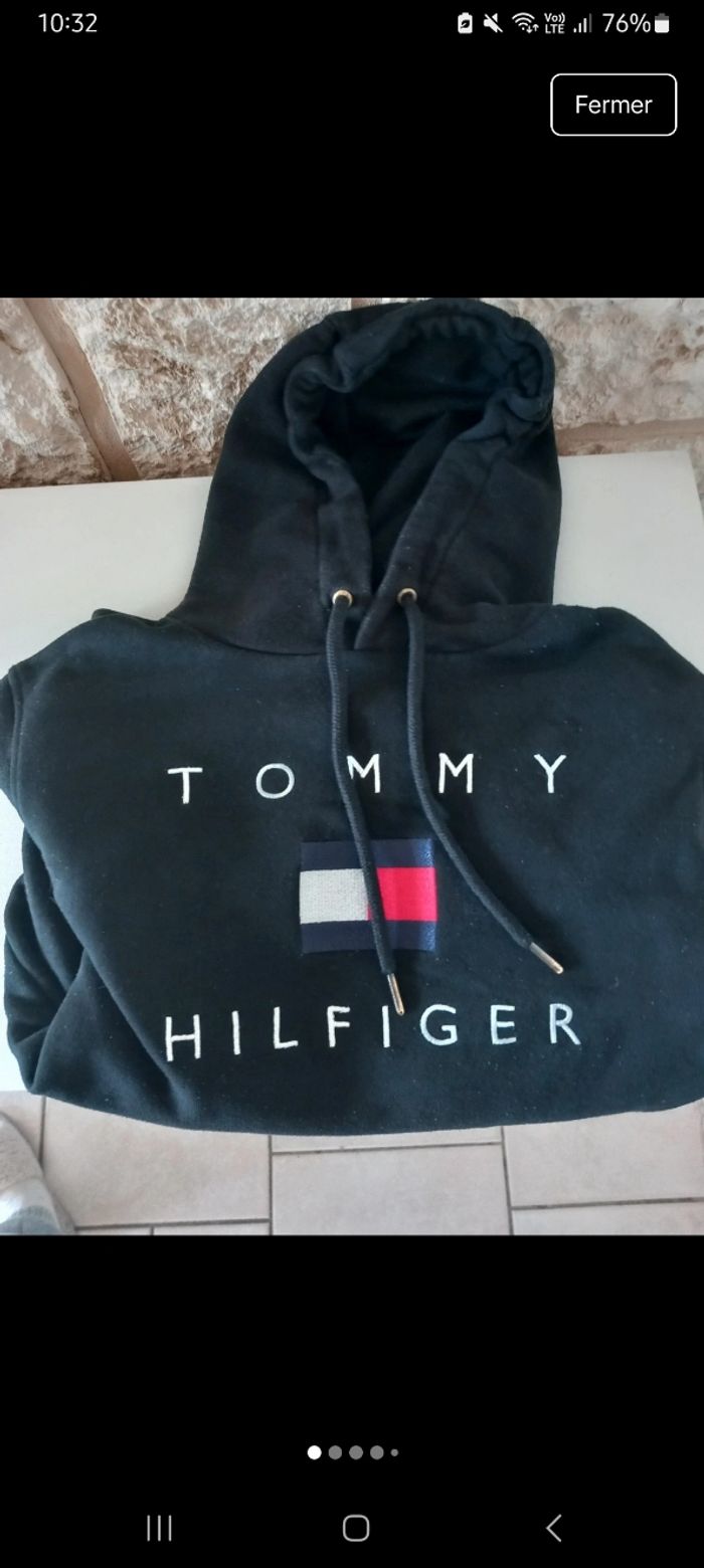 Sweat shirt tommy hilfiger taille s - photo numéro 2