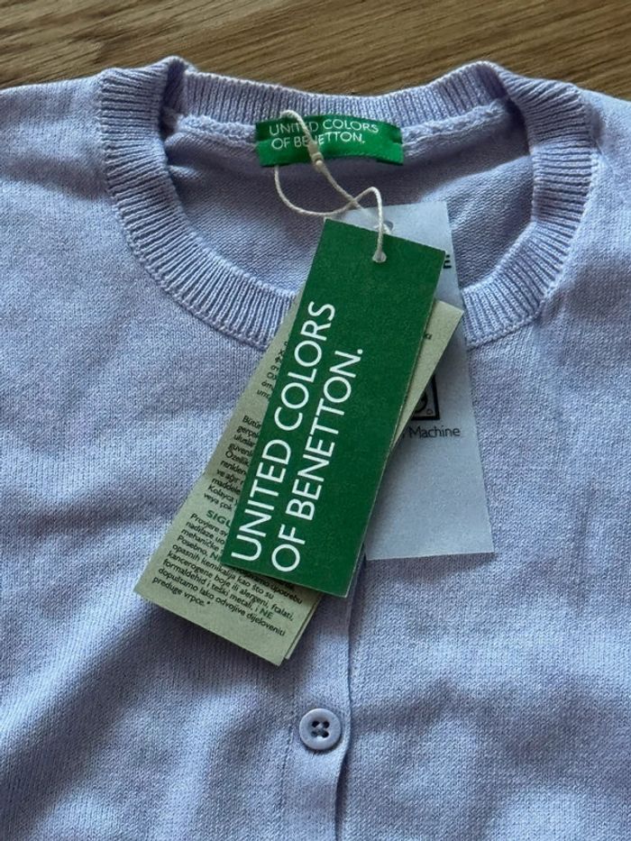 Cardigan enfant 7:8 ans benetton - photo numéro 2