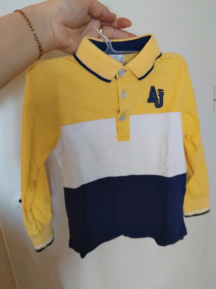 Polo manches longues garçon 18mois - photo numéro 2