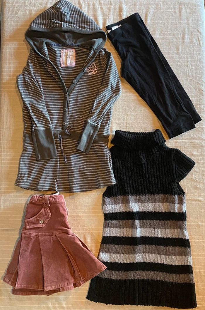 Gros lot de vêtements fille autonome hiver 8 / 9 ans - photo numéro 2