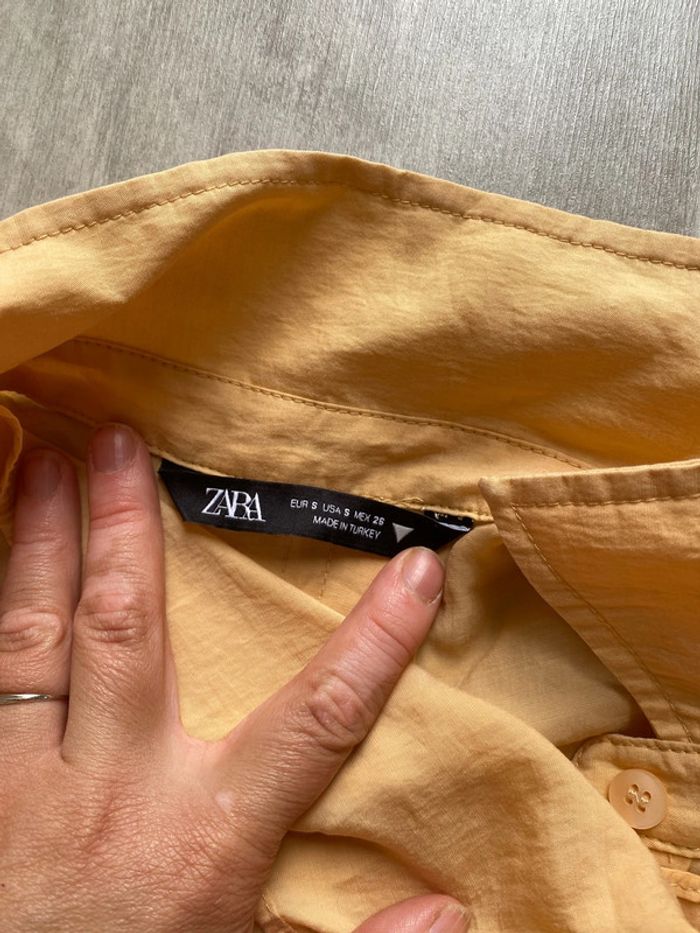 Robe chemise Zara, taille S - photo numéro 2