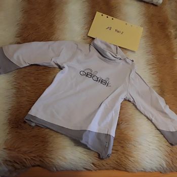 Sous pull bébé fille violet 18 mois obaibi