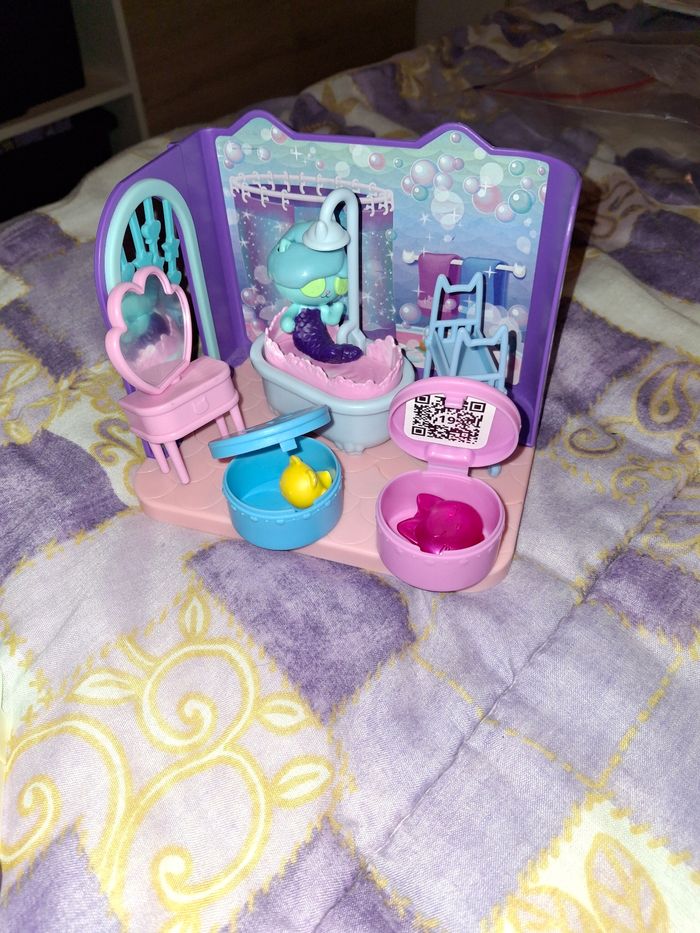 Salle de bain maison gaby chat dolhouse