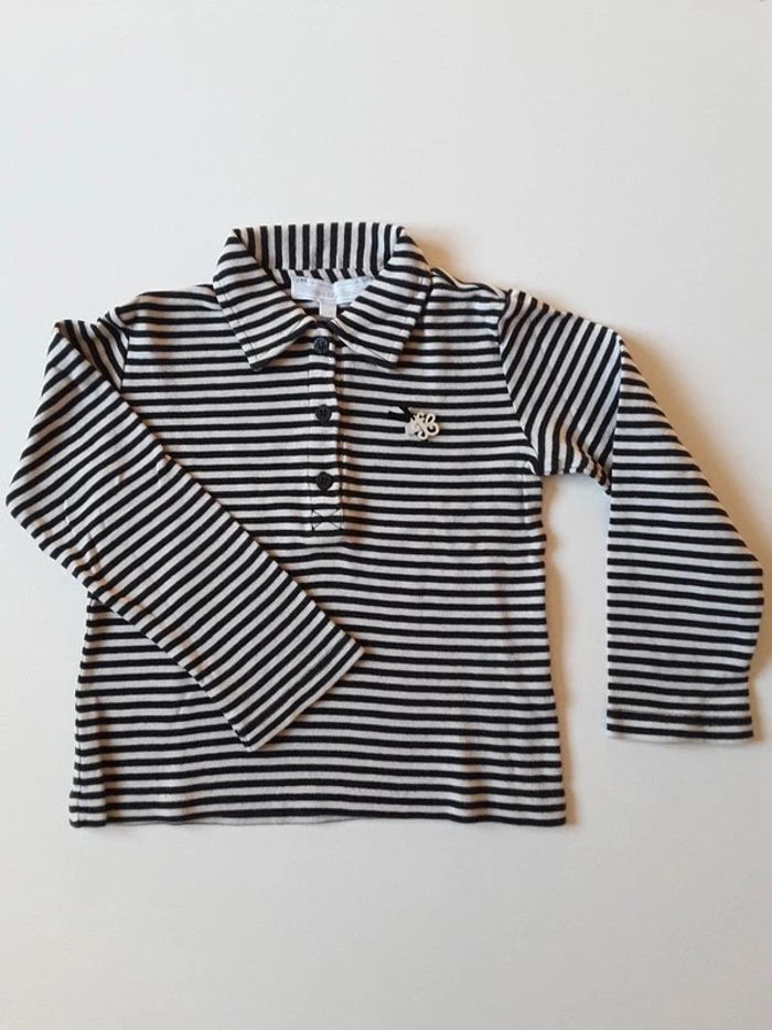 Polo manches longues Tartine et chocolat 6 ans
