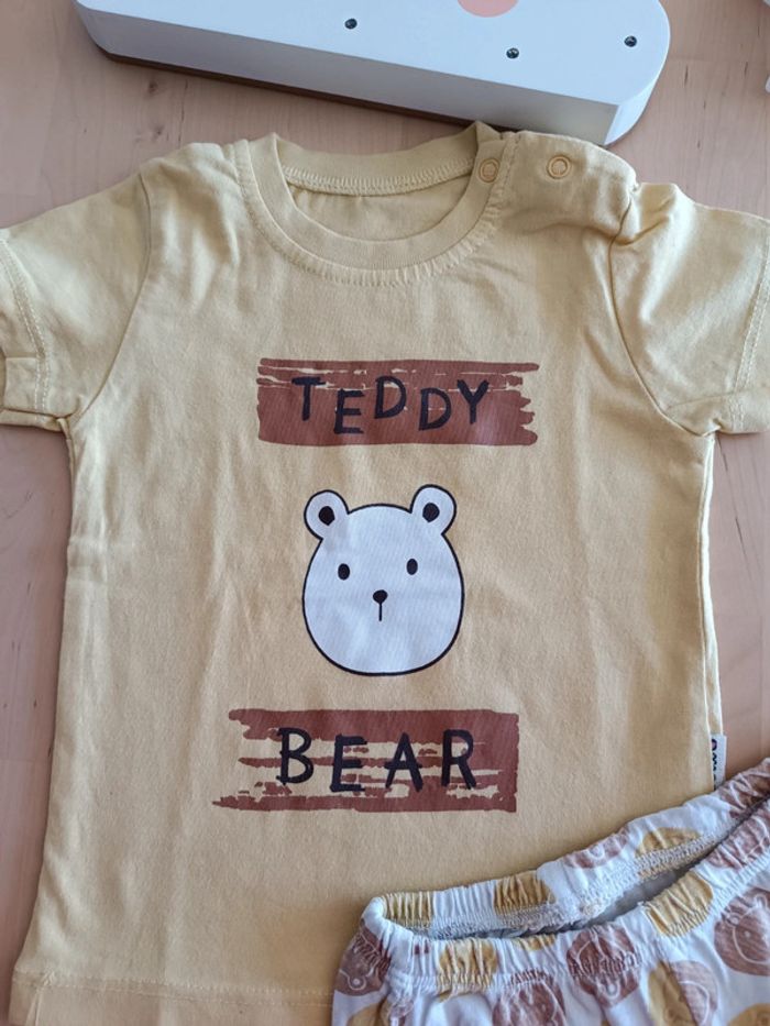 Ensemble pyjashort 🐻 9/12 mois - photo numéro 2