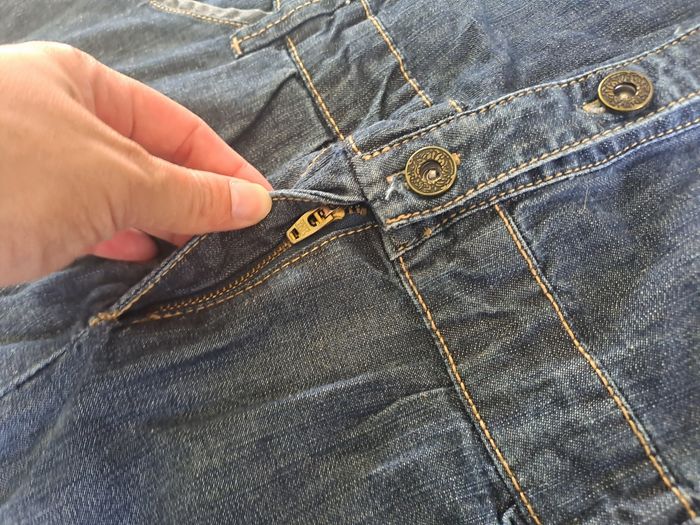 Robe en jean Camaïeu Taille 38 - photo numéro 10