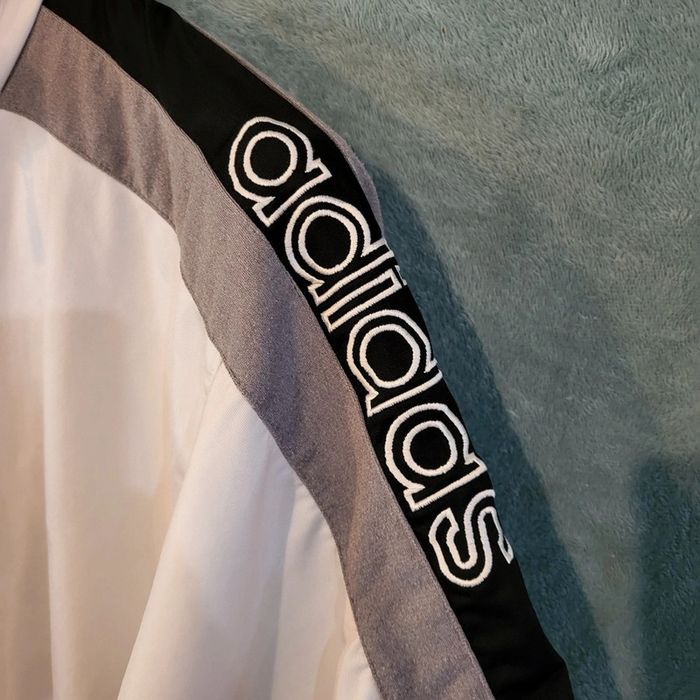 Veste manche courte Vintage 90's Adidas 🧥 Taille 174 - Logo Brodé - photo numéro 3