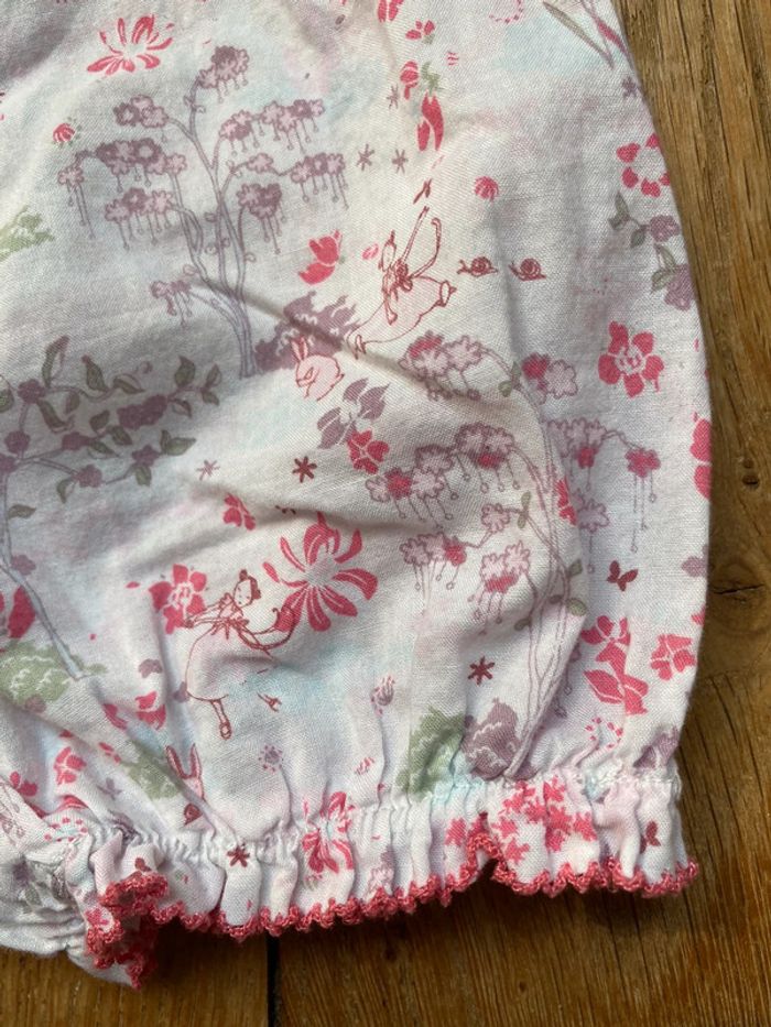 Bloomer / short Petit Bateau 12 mois fleuri - photo numéro 2