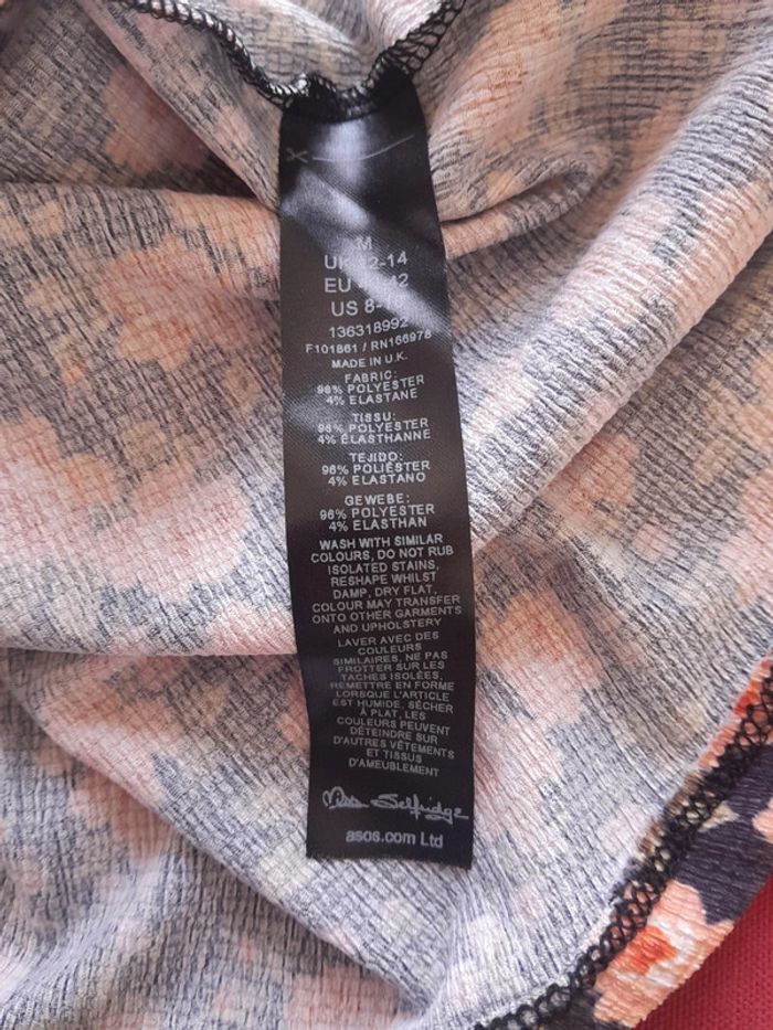 robe courte  fleurie légère Miss Selfridge par Asos neuve taille 40, 42 - photo numéro 3