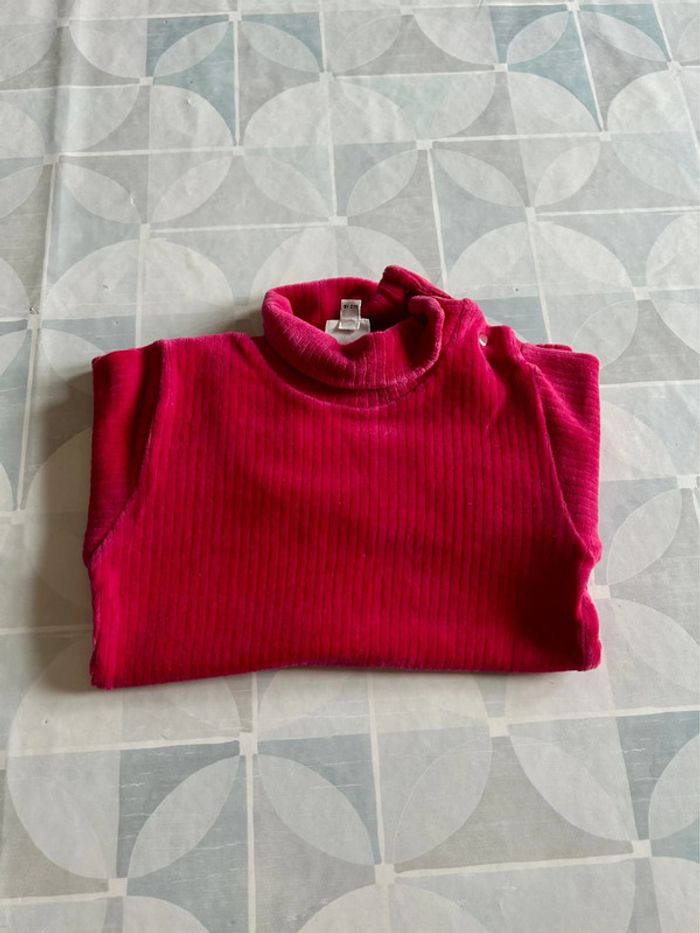 Pull col roulé fille -taille 18 mois - Absorba - en bon état - photo numéro 4