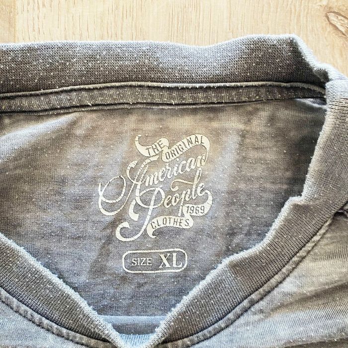 The Original American People Clothes 1969 T-Shirt Vintage Homme Exclusive Gris Clair (Taille XL) - photo numéro 7