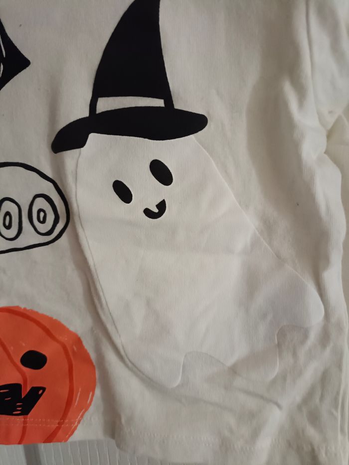 Tee-shirt manches longues bébé Halloween - photo numéro 2