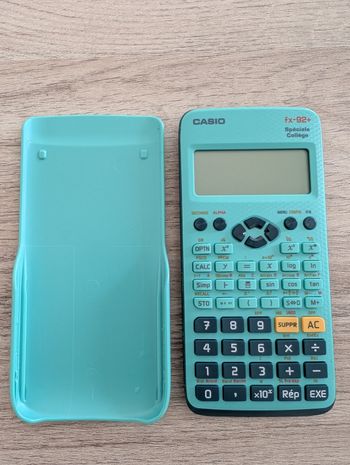 Calculatrice Casio fx-92+ spéciale collège bon état 